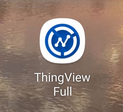 Die App Thingview als screenshot
